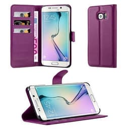 Samsung Galaxy S6 EDGE Plånboksfodral Skal (Lila)