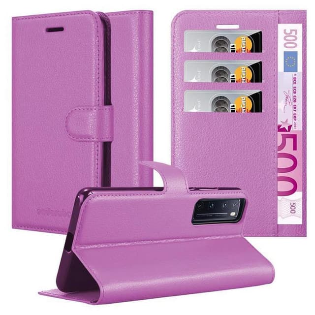 Huawei NOVA 7 PRO 5G Pungetui Cover Case (Lilla)