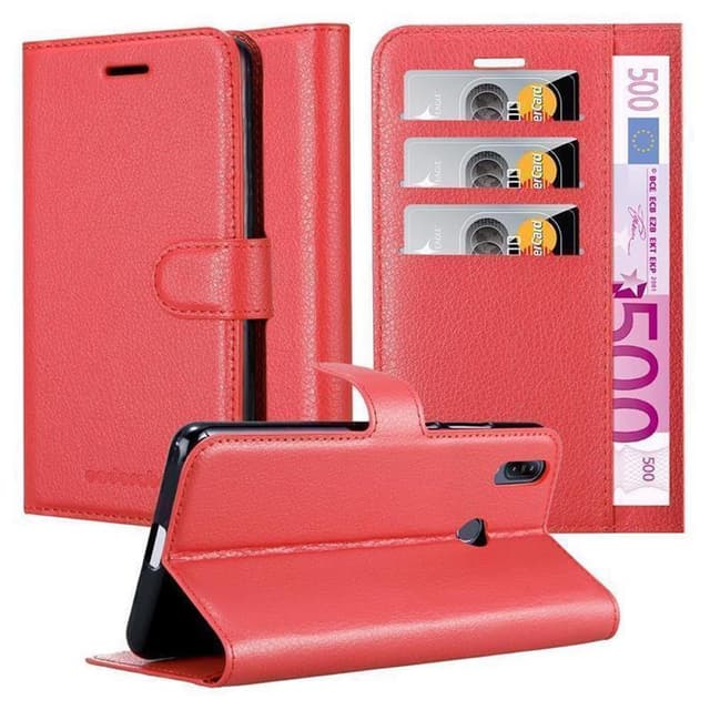 Asus ZenFone MAX M2 Pungetui Cover Case (Rød)
