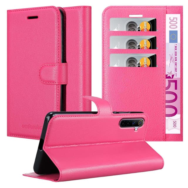 Realme 6 4G / 6s Plånboksfodral Skal (Rosa)