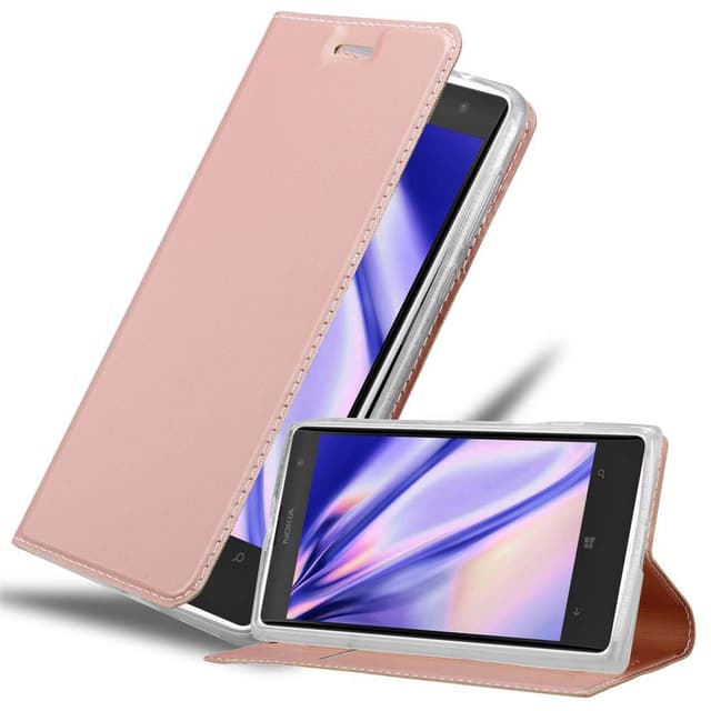 Nokia Lumia 1020 lommebokdeksel etui (rosa)