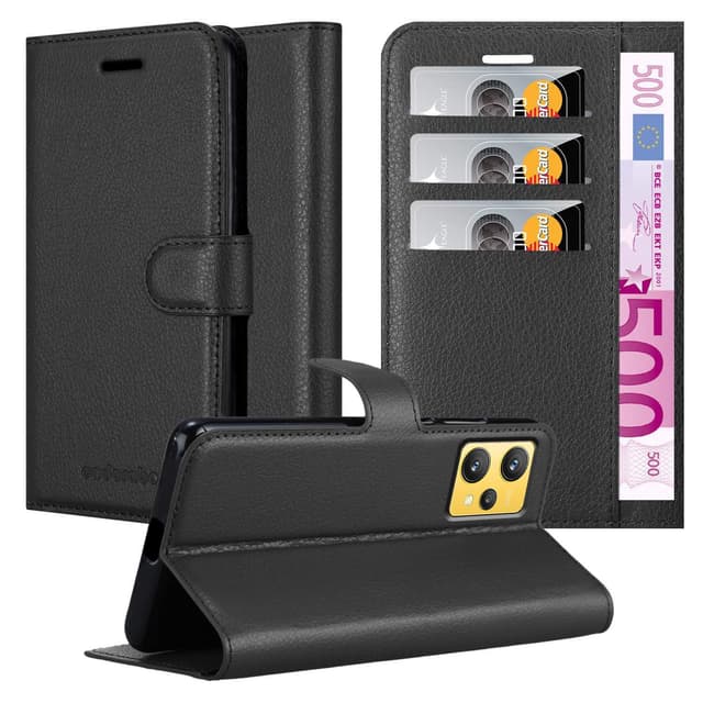 Realme 9 4G / 9 PRO+ Deksel Etui Case (svart)