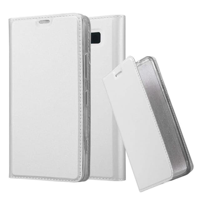 Nokia Lumia 950 Suojakuori Lompakkokotelo (Hopea)