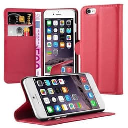 iPhone 6 / 6S Plånboksfodral Skal (Röd)