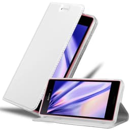 Sony Xperia M4 AQUA Cover Etui Case (Sølv)