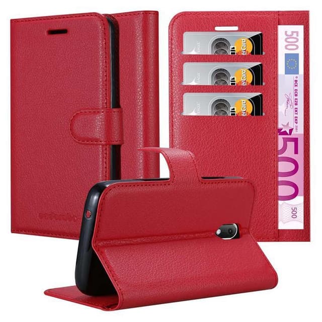 WIKO SUNNY 3 MINI Plånboksfodral Skal (Röd)