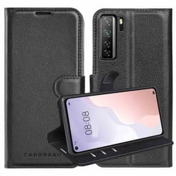 Huawei NOVA 7 SE Suojakuori Lompakkokotelo (Musta)