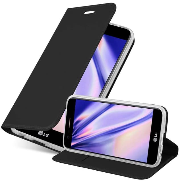 LG K10 2017 Fodral Skal Case (Svart)