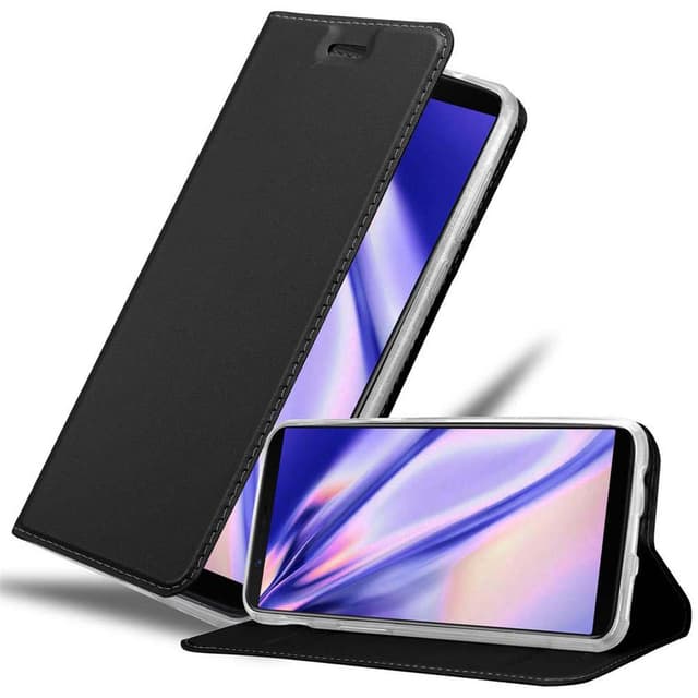 OnePlus 5T Suojakuori Lompakkokotelo (Musta)