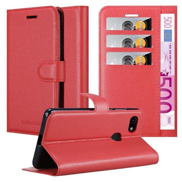 Google PIXEL 3A Deksel Etui Case (rød)