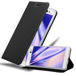Sony Xperia XA ULTRA Suojakuori Lompakkokotelo (Musta)