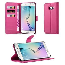 Samsung Galaxy S6 EDGE Deksel Etui Case (rosa)
