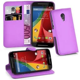 Motorola MOTO G2 Deksel Etui Case (lilla)