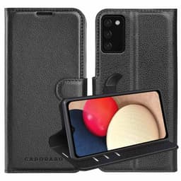Samsung Galaxy A02s lommebokdeksel Deksel Etui (svart)