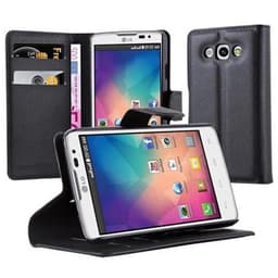 LG L60 Suojakuori Lompakkokotelo (Musta)