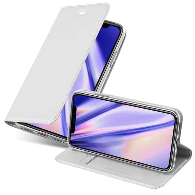 iPhone XS MAX lommebokdeksel etui (sølv)