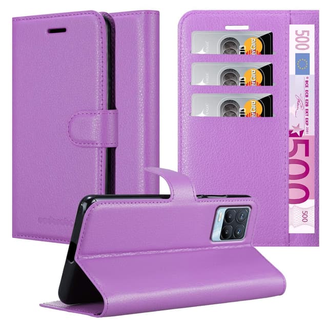 Realme 8 4G / 8 PRO Pungetui Cover Case (Lilla)