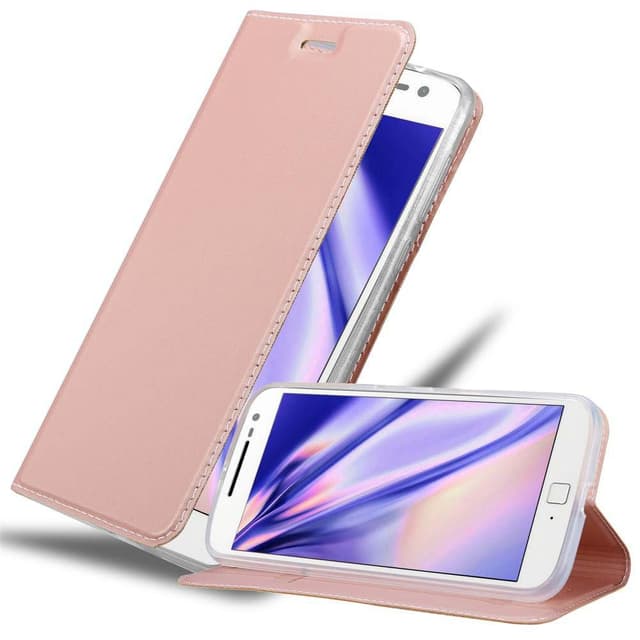 Motorola MOTO G4 / G4 PLUS lommebokdeksel etui (rosa)