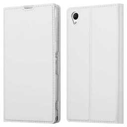 Sony Xperia Z1 Suojakuori Lompakkokotelo (Hopea)
