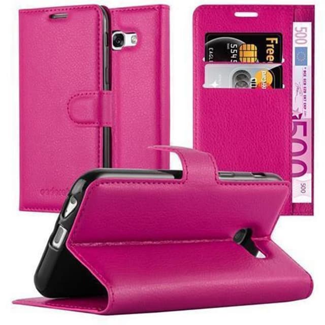 Samsung Galaxy A3 2017 Plånboksfodral Skal (Rosa)