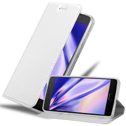 Lenovo P2 Suojakuori Lompakkokotelo (Hopea)