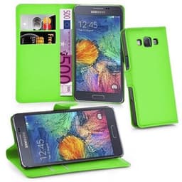 Samsung Galaxy A7 2015 Plånboksfodral Skal (Grön)