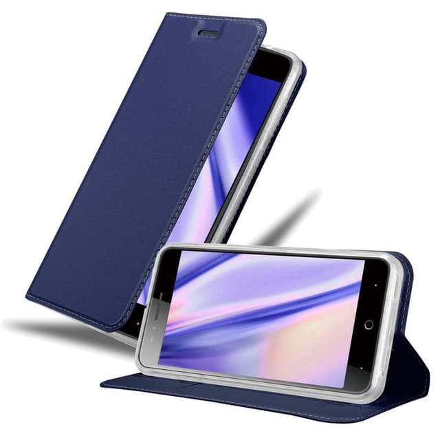 ZTE Blade A612 Suojakuori Lompakkokotelo (Sininen)