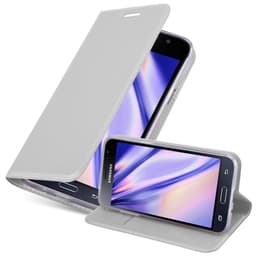 Samsung Galaxy J3 2016 lommebokdeksel etui (sølv)