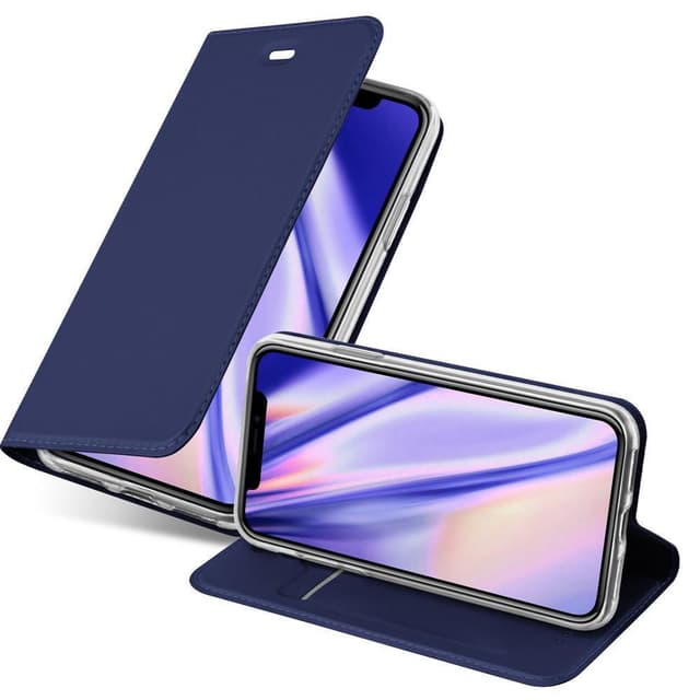 iPhone X / XS lommebokdeksel etui (blå)