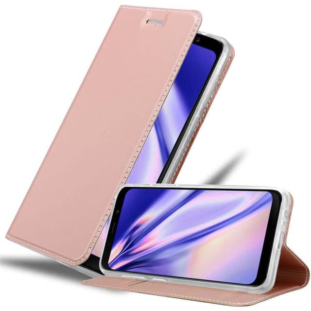 Samsung Galaxy A8 2018 Cover Etui Case (Lyserød)
