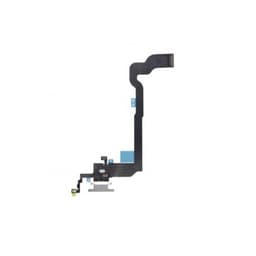 Ladekontakt og mikrofon for iPhone X - Grå