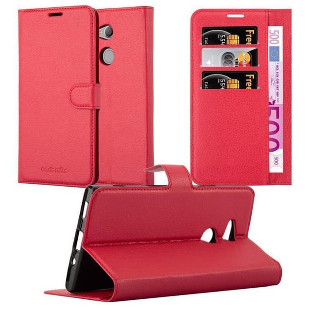 Sony Xperia XA2 ULTRA Plånboksfodral Skal (Röd)