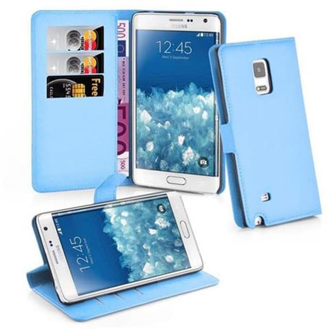 Samsung Galaxy NOTE EDGE Plånboksfodral Skal (Blå)