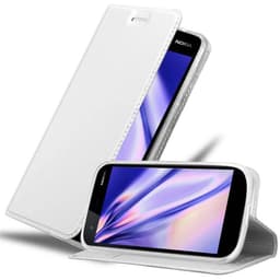 Nokia 1 2018 lommebokdeksel deksel etui (sølv)