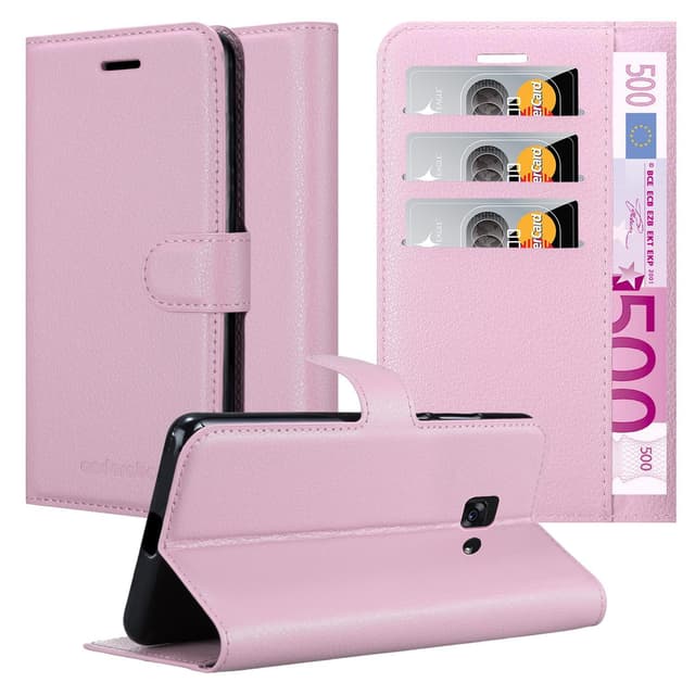 Samsung Galaxy A3 2017 Plånboksfodral Skal (Rosa)