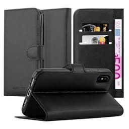 iPhone XS MAX Deksel Etui Case (svart)