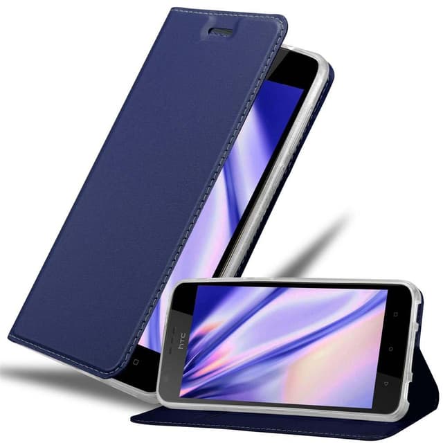 Cadorabo Custodia A Portafoglio Per HTC Desire 10 Lifestyle/Desire 825 – Pelle Finta Bianco Fumo Con Chiusura Magnetica, 3 Slot Carte E Funzione Stand