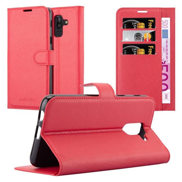 Samsung Galaxy J8 2018 Suojakuori Lompakkokotelo