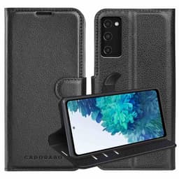 Samsung Galaxy S20 FE Suojakuori Lompakkokotelo (Musta)