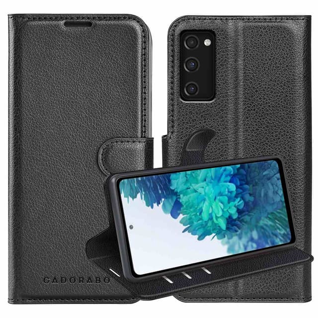 Samsung Galaxy S20 FE Suojakuori Lompakkokotelo (Musta)