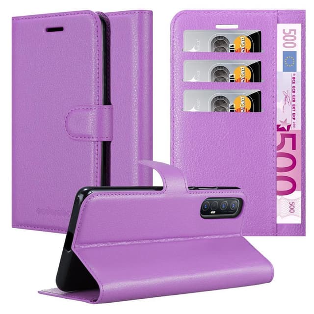 Oppo FIND X2 NEO Pungetui Cover Case (Lilla)