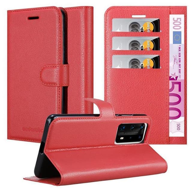 Huawei P40 PRO / P40 PRO+ Pungetui Cover Case (Rød)