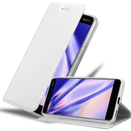 Nokia 6.1 Cover Etui Case (Sølv)