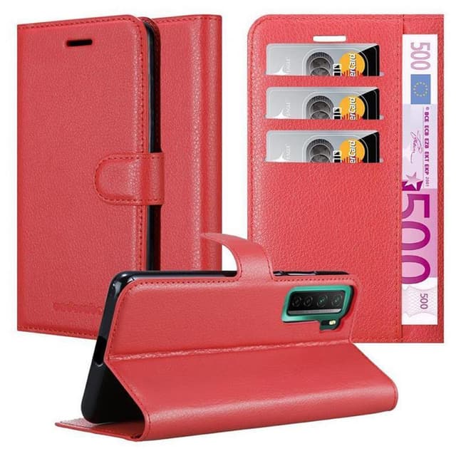 Huawei NOVA 7 SE Pungetui Cover Case (Rød)