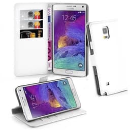 Samsung Galaxy NOTE 4 Deksel Etui Case (hvit)
