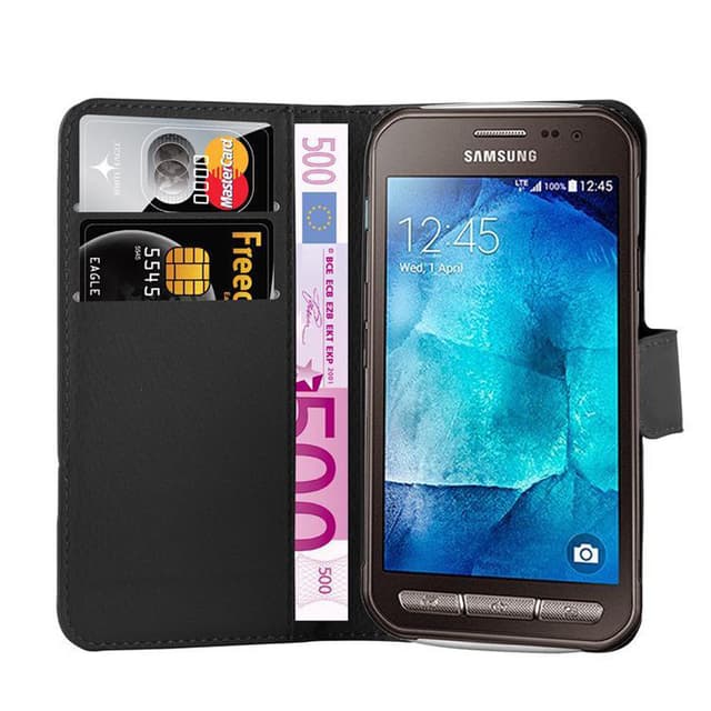 Samsung Galaxy TREND 3 Deksel Etui Case (svart)