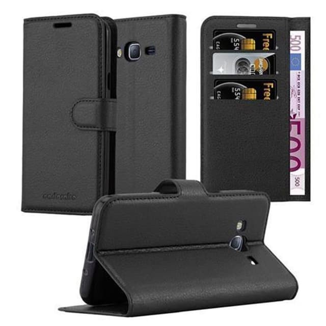 Samsung Galaxy J3 2016 Deksel Etui Case (svart)