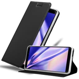 WIKO VIEW GO Suojakuori Lompakkokotelo (Musta)