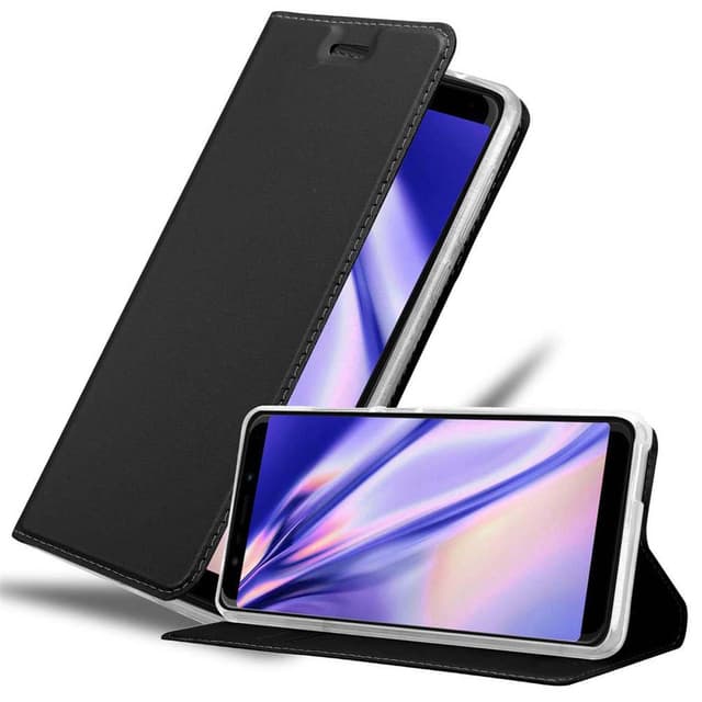 WIKO VIEW GO Suojakuori Lompakkokotelo (Musta)
