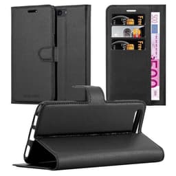 OnePlus 5 Suojakuori Lompakkokotelo (Musta)